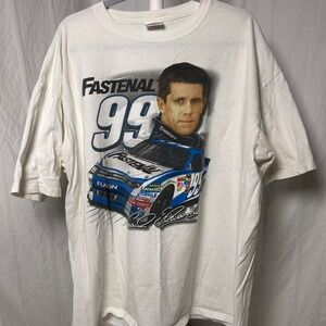 VINTAGE CFS #99 FASTENAL BIG NUMBER TEE‎ SHIRT CARL EDWARDS 3XL nascar